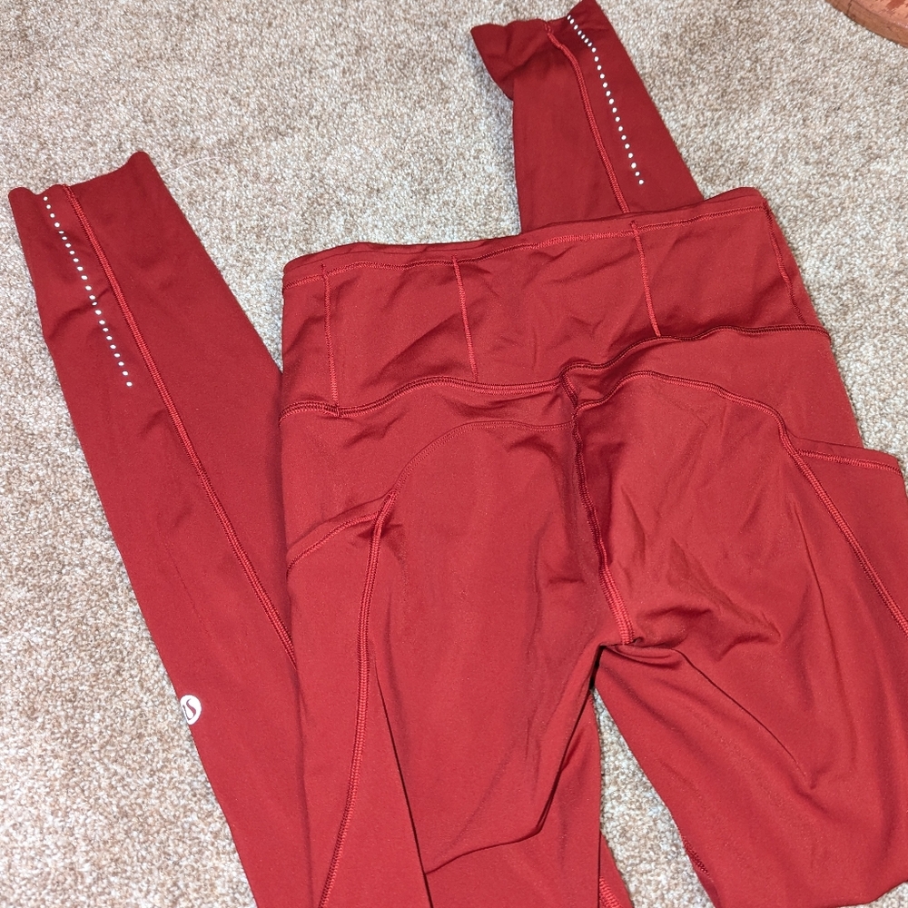 Lululemon Full Length Rust Leggings